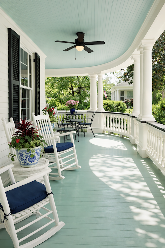Simply Southern porch paint colors from Sherwin-Williams