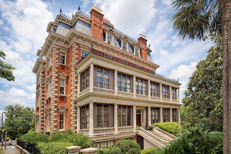 Wentworth Mansion luxury hotel in Charleston South Carolina with historic architecture