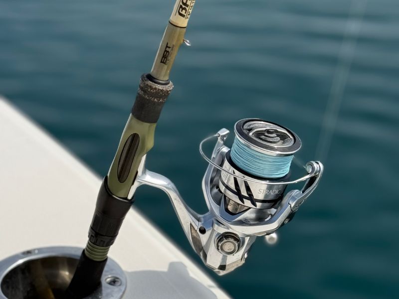 Bull Bay Banshee Spinning Rod with Shimano Stradic Spinning Reel