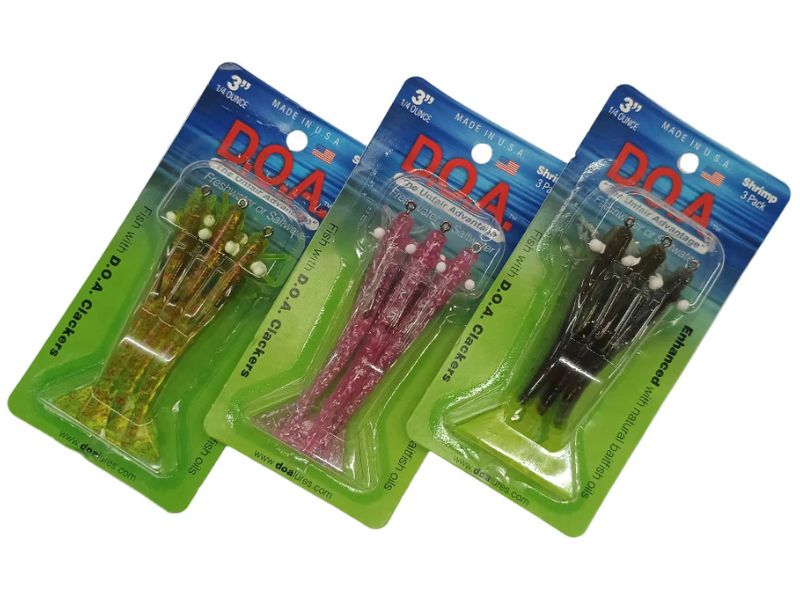 D.O.A. Shrimp Scented Soft Lures