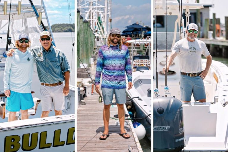 Lowcountry charter fishing captains aboard boats in Hilton Head Island