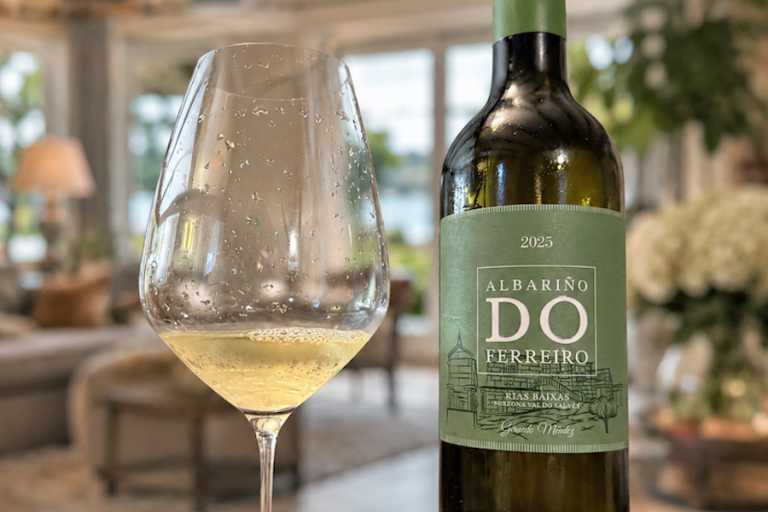 Glass of Albariño