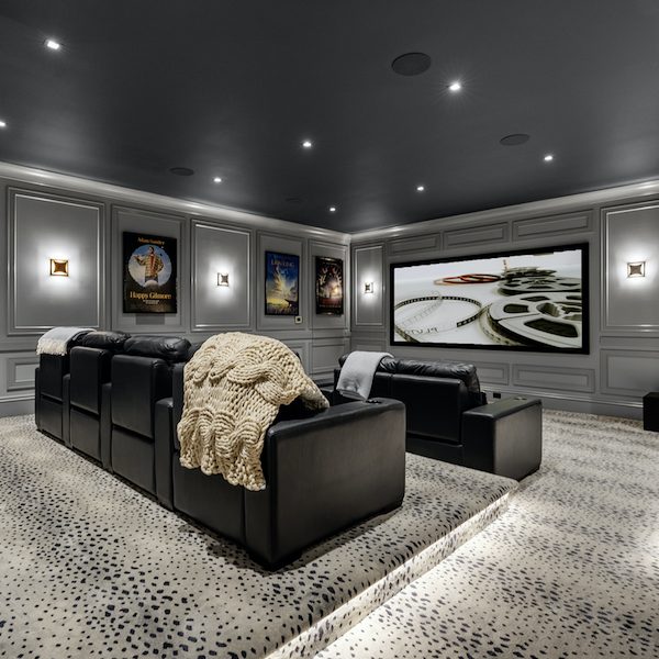 Inside a Luxury Home Theater Designed for the Ultimate Movie Night
