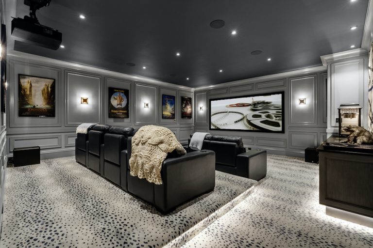 Luxury home theater by Fusion Audio and Video home design
