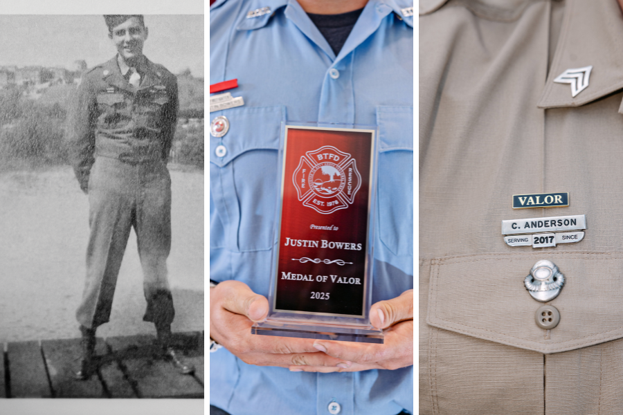 Brave faces Hilton Head Island Bluffton Beaufort WWII veteran, firefighter, Beaufort County deputies