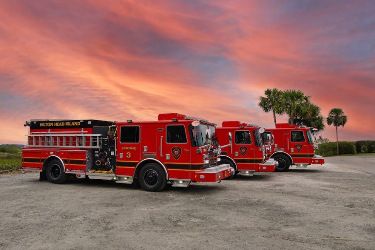 Hilton Head Island Fire Rescue trucks