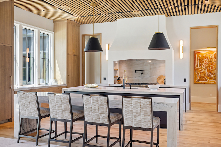 Palmetto Bluff kitchen with hard surfaces from Distinctive Granite and Marble