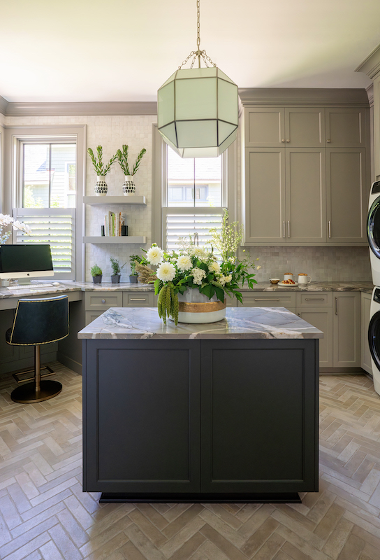 multi-purpose utility space casual keeping room Palmetto Bluff elegant coastal home by Kelly Caron Designs