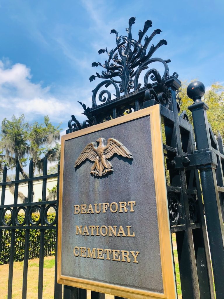 Beaufort SC USA-March 26, 2024. Beaufort National Cemetery is a United States National Cemetery located in Beaufort County, it encompasses 44.1 acres, and as of 2024, had over 28,725 interments.