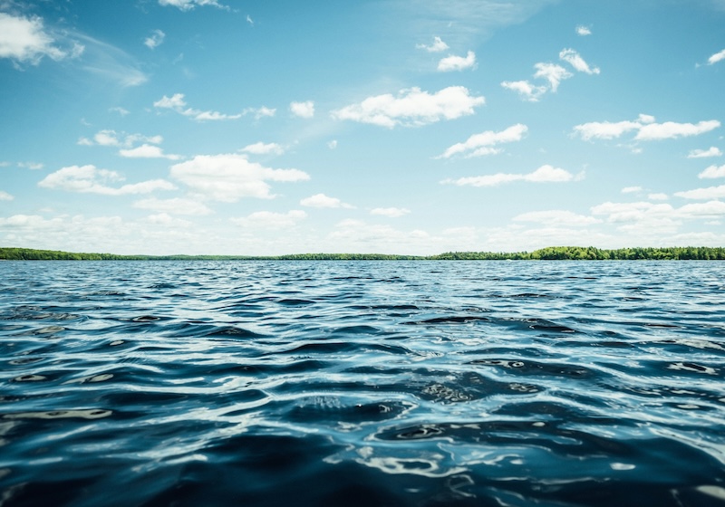 Ocean with waves