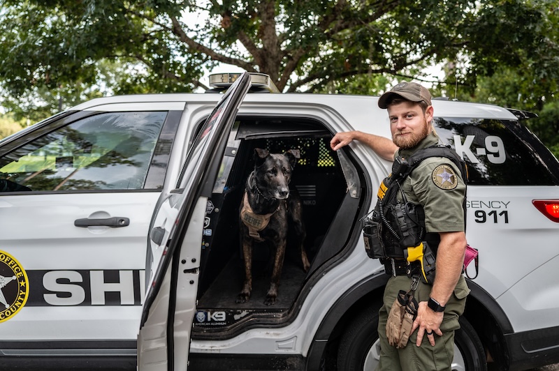 K-9 Niko (and Sgt. Sean Toomey)