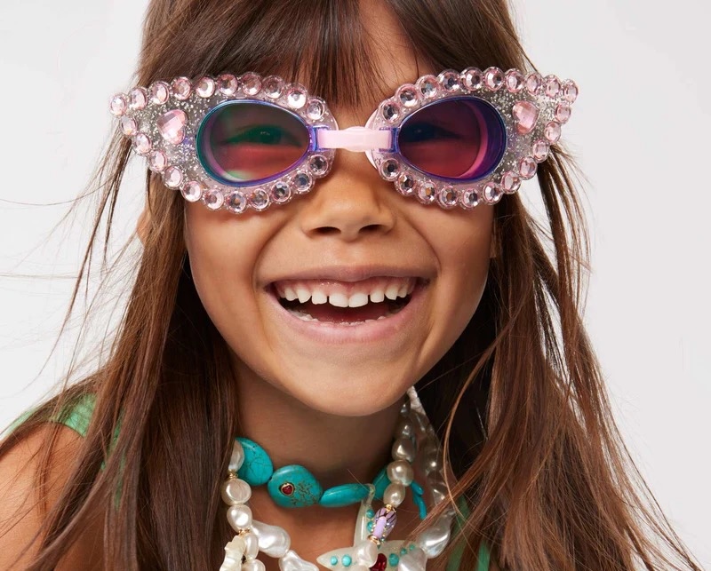 Colorful Swim Goggles for Kids