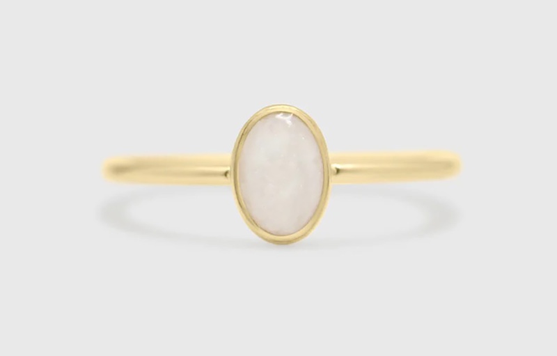 Pet memorial jewelry ring