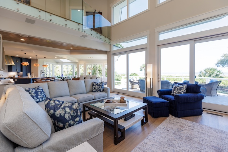 Port Royal Plantation home renovation by Southern Coastal Homes Den After