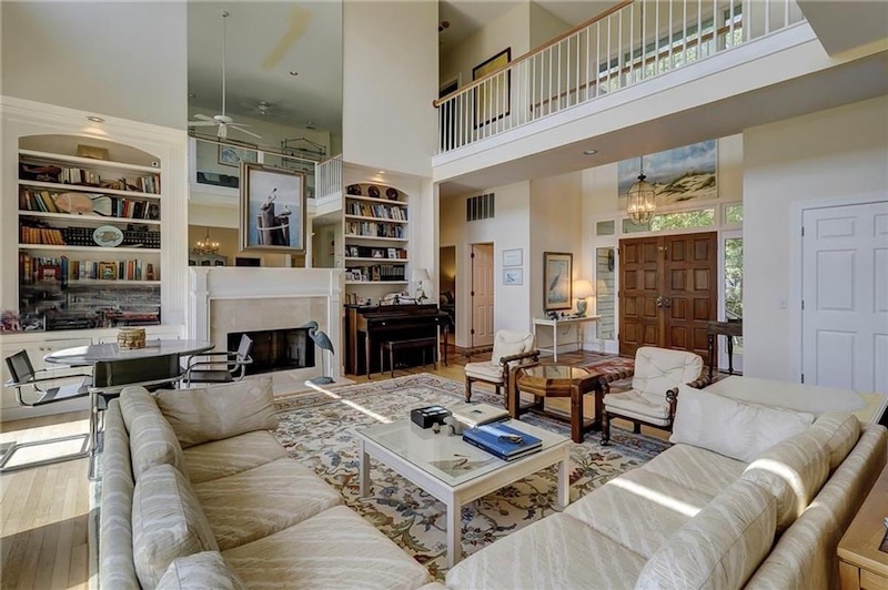 Port Royal Plantation home renovation by Southern Coastal Homes Den TV Before