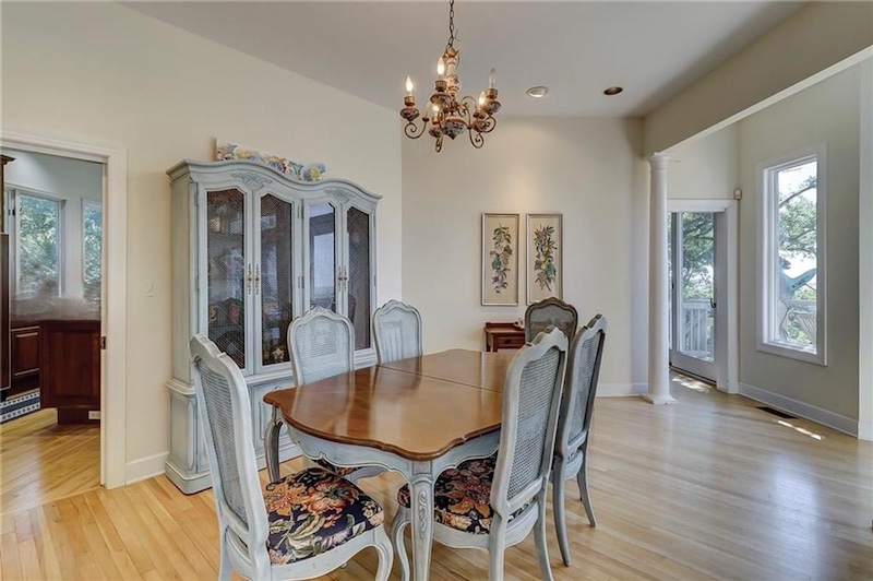 Port Royal Plantation home renovation by Southern Coastal Homes dining room before