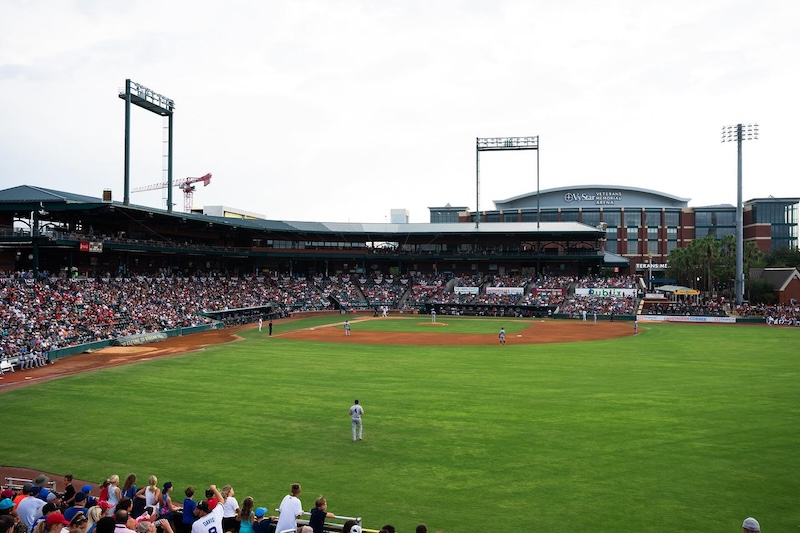 Jacksonville Jumbo Shrimp game at VyStar Ballpark