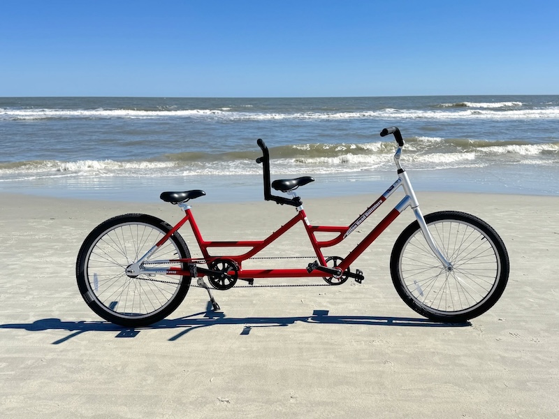 Tandem bicycle on Hilton Head Island near Palmetto Dunes.