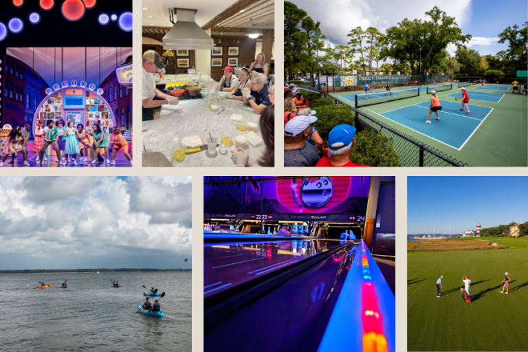 Friends enjoying outdoor adventures and activities around Hilton Head Island, Bluffton and Beaufort.