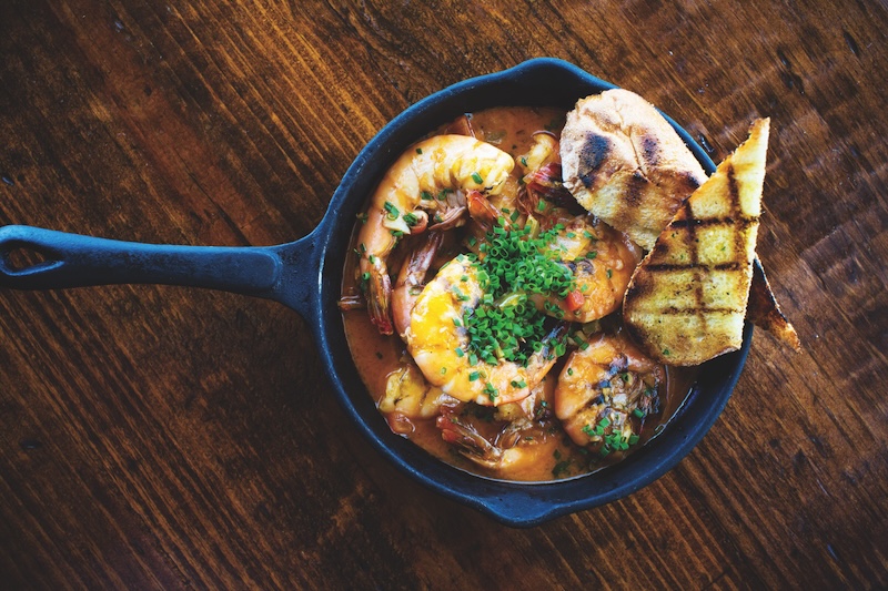 Fresh local seafood served at Hudson’s Seafood House on the Docks on Hilton Head Island.
