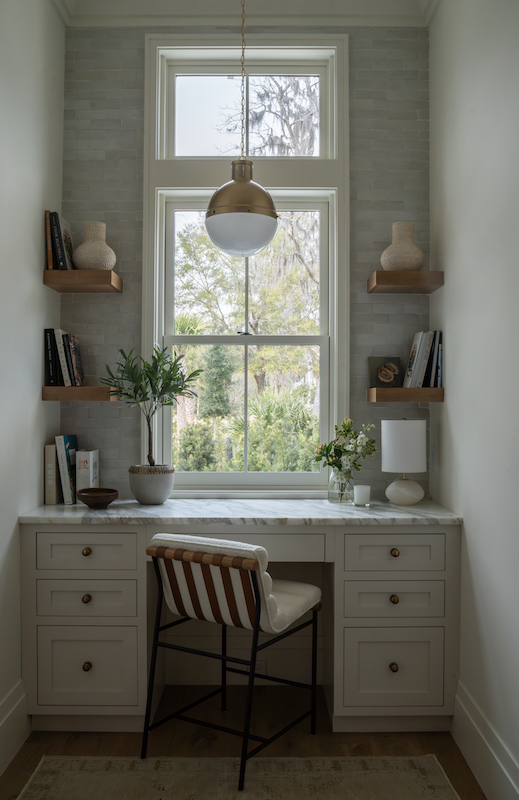 Back kitchen for Palmetto Bluff home by Court Atkins Group