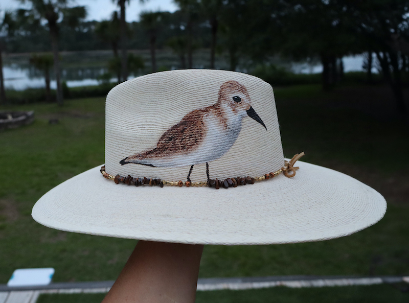 Brims on the Bluff bird straw hat