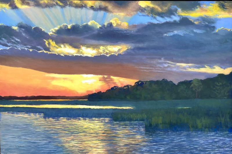 Broad Creek Sunset by Kathy Tortorella