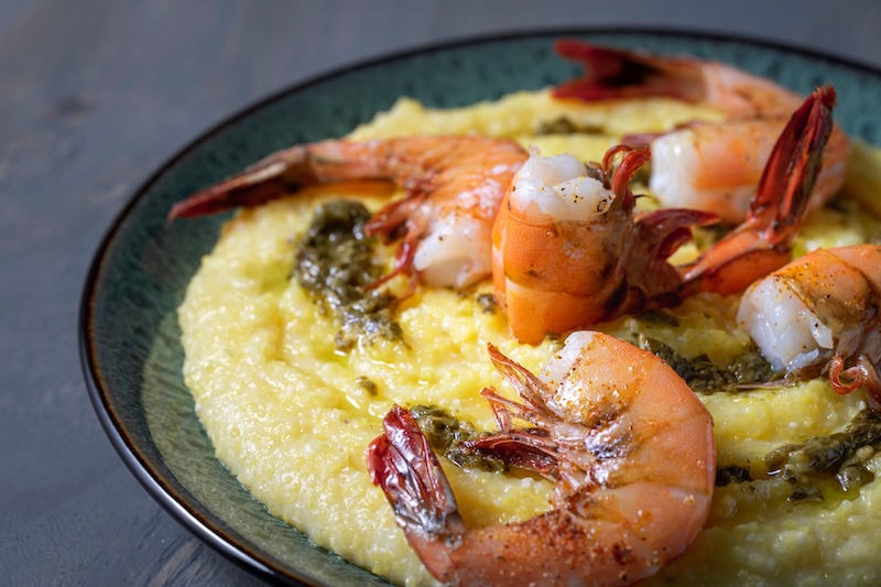 Seasoned shrimp broiled until perfectly cooked and lightly browned.