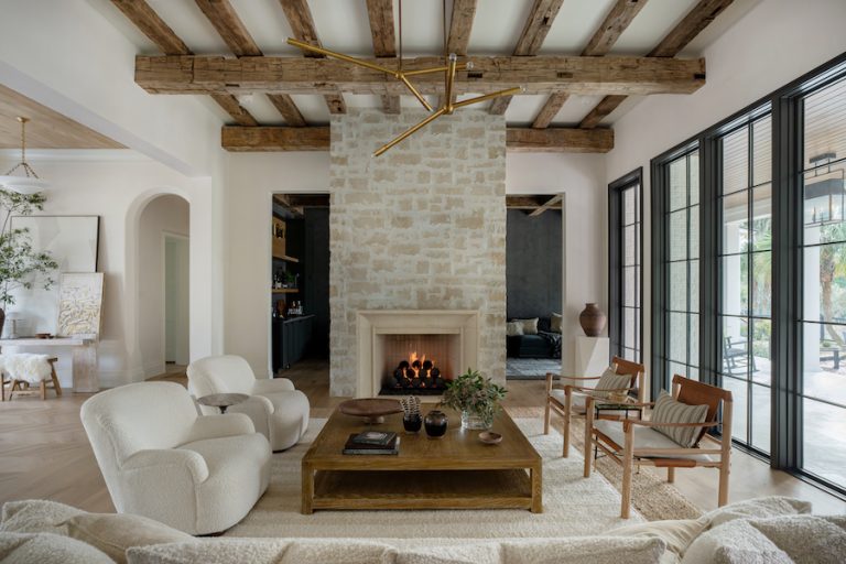 Court Atkins Group designed living room in Palmetto Bluff