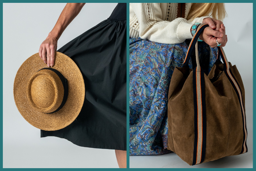 Fall style with lightweight layers for warm days and cool nights