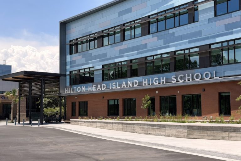 Newly renovated Hilton Head Island High School campus
