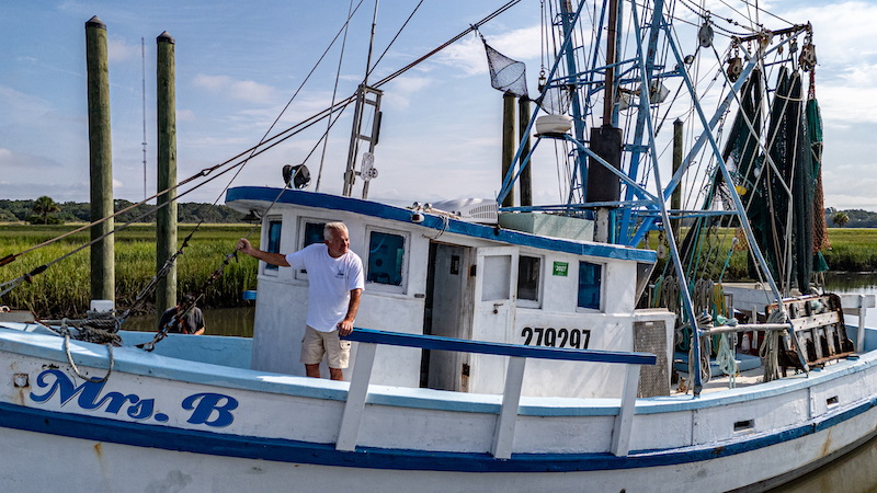 Jim Buchanan shrimp boat Mrs. B