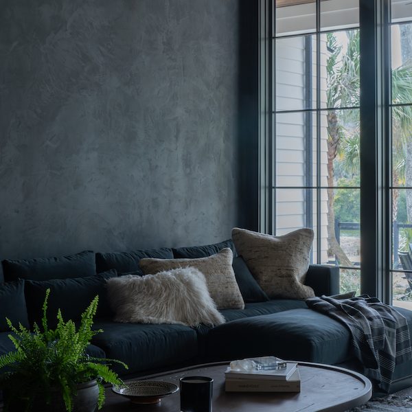 Inside the Moody “Vibe Room” of This Palmetto Bluff Home