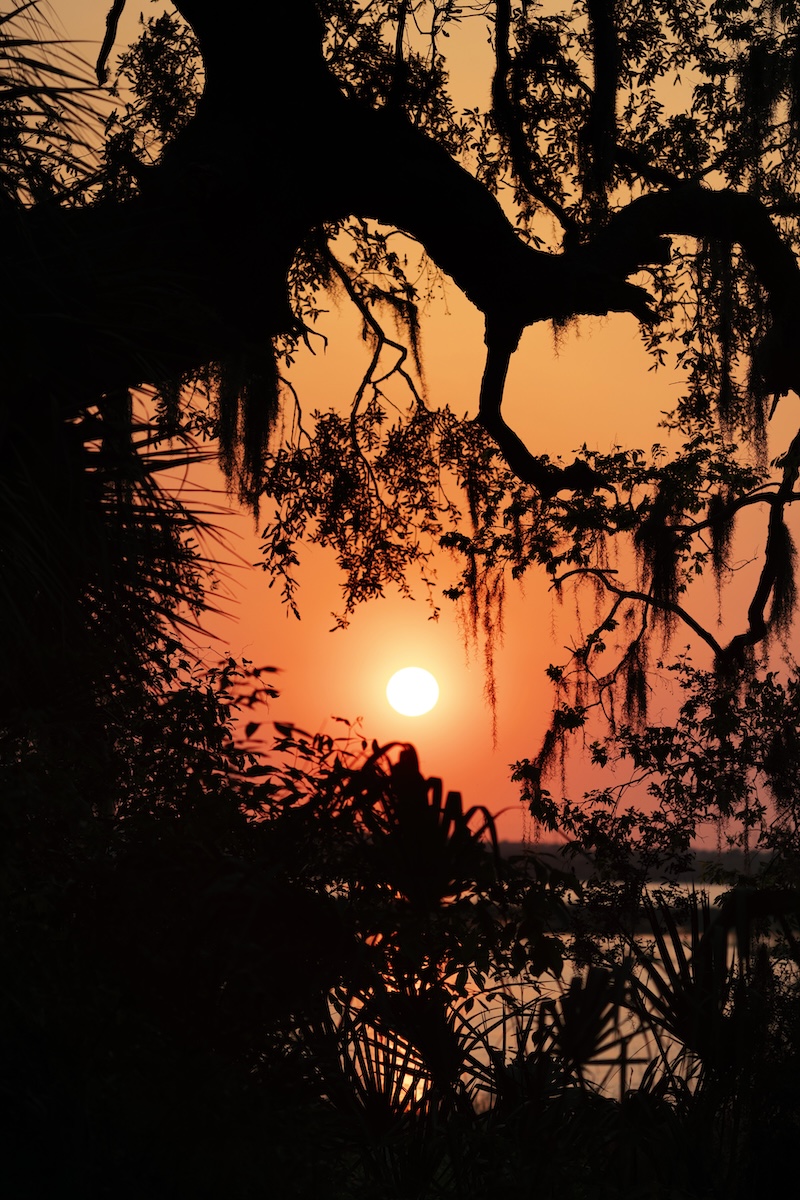 Skull Creek at sunset
