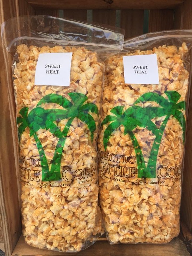 Bags of Palmetto Kettle Corn at the Bluffton Arts & Seafood Festival