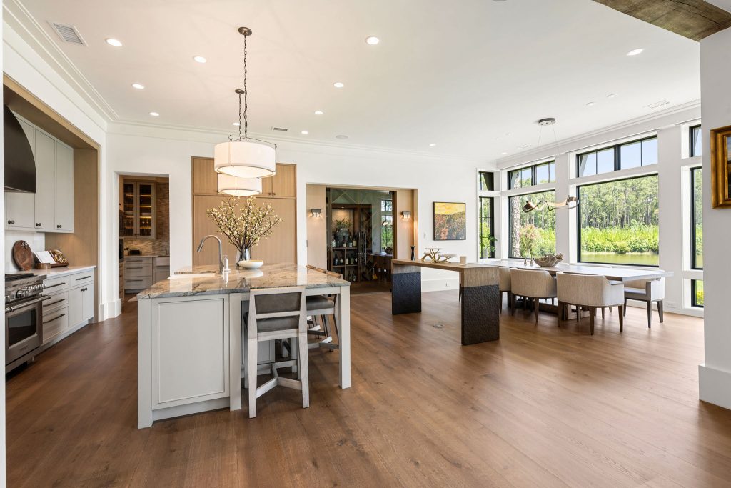 Expansive kitchen inside 364 Waterfowl Road in Palmetto Bluff