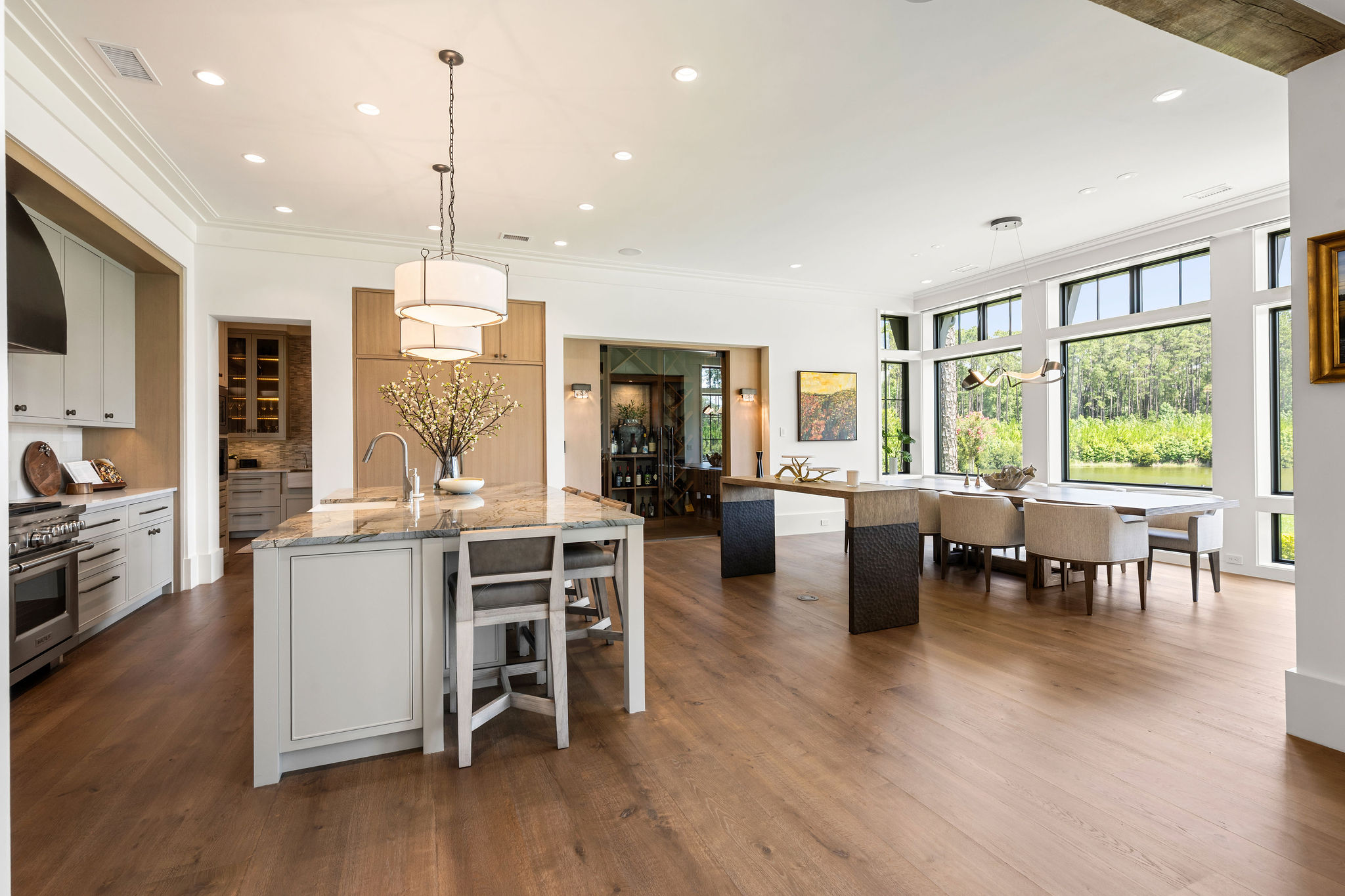 Expansive kitchen inside 364 Waterfowl Road in Palmetto Bluff