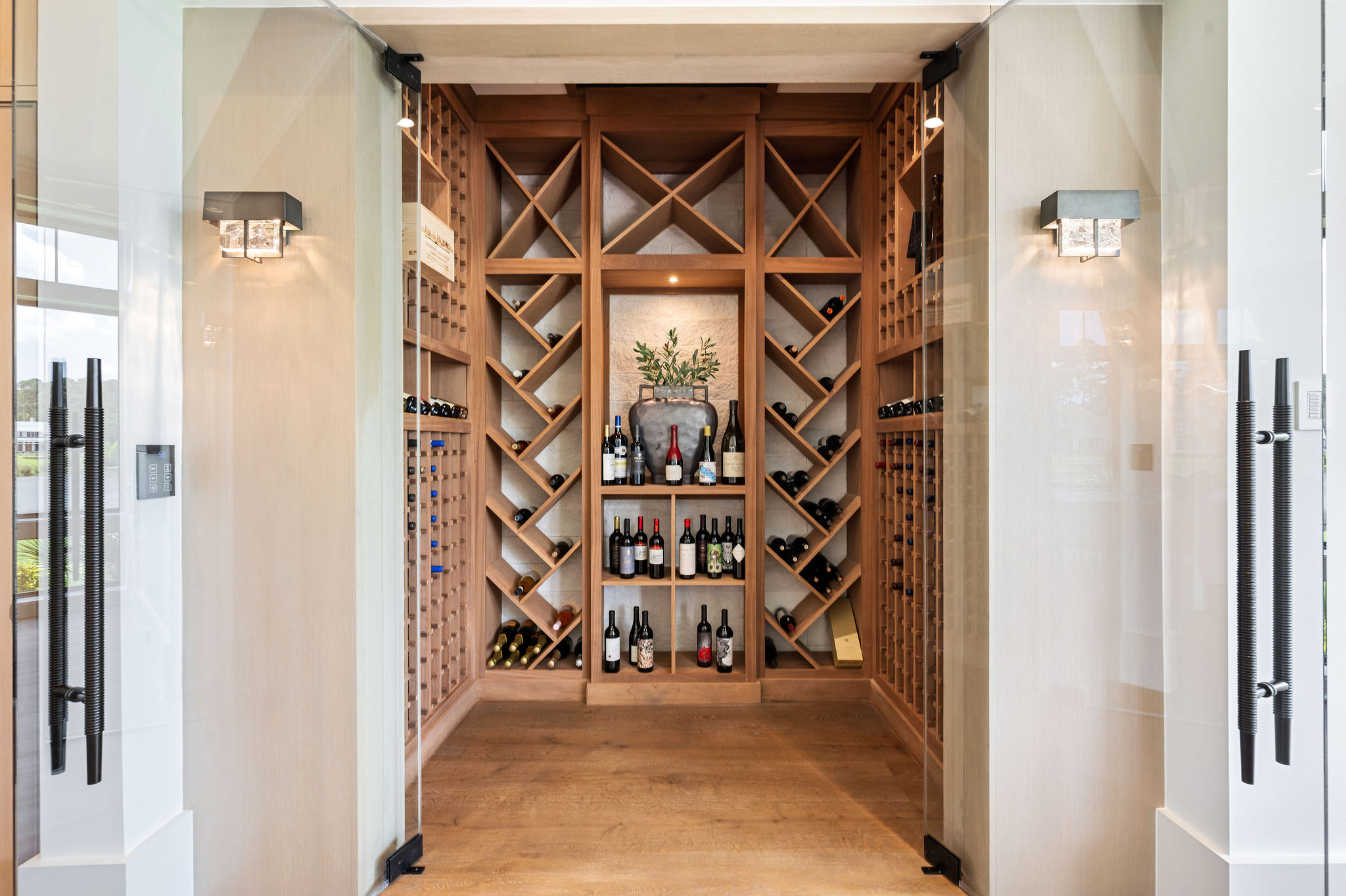 Wine Cellar inside 364 Waterfowl Road in Palmetto Bluff