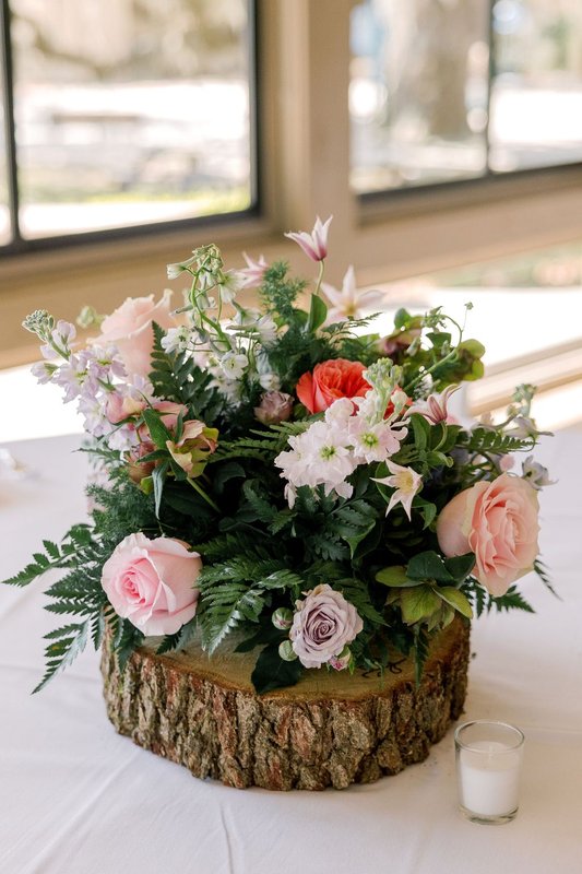 Small pot of flowers floral arrangement